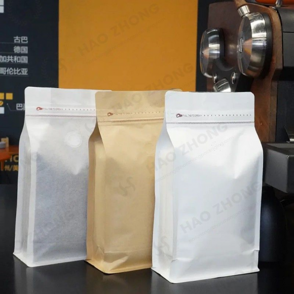 ثمانية Sided الوجهين مختومة صمام الهواء الألومنيوم احباط كيس التغليف