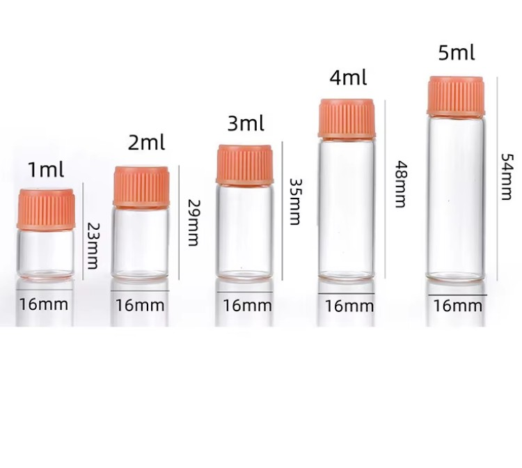 زجاجة قطارة زجاجية
