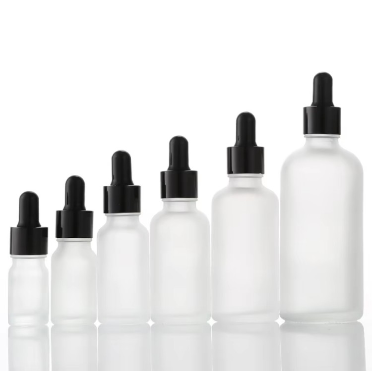 زجاجة قطارة زجاجية