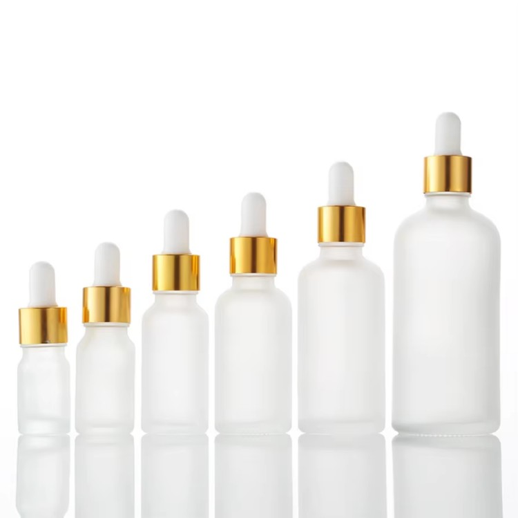 زجاجة قطارة زجاجية