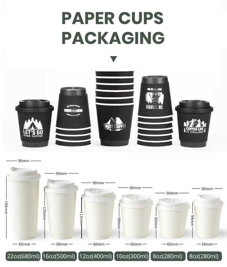 طبقة مزدوجة معزول كرافت ورقة كأس