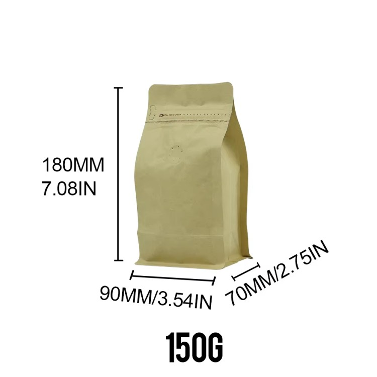 ثمانية Sided الوجهين مختومة صمام الهواء الألومنيوم احباط كيس التغليف