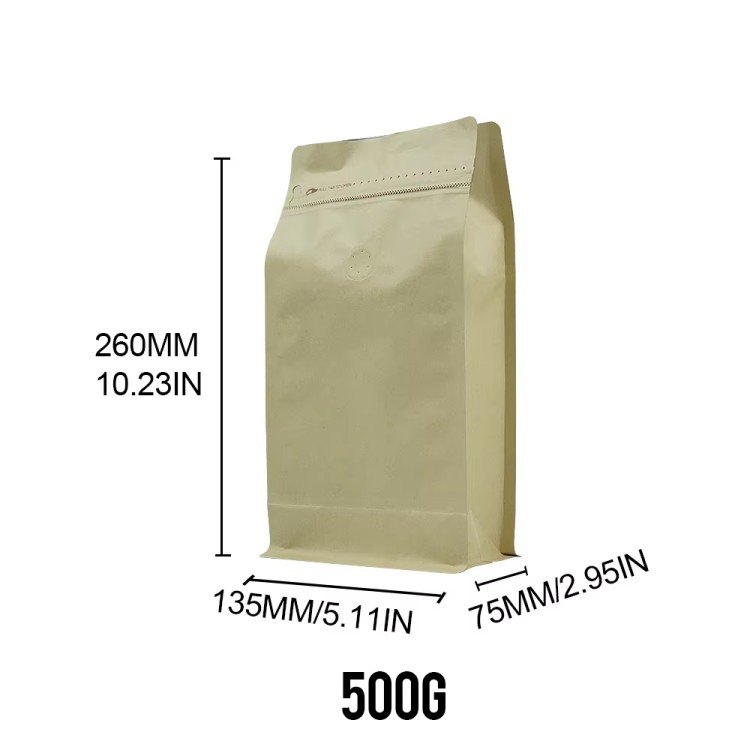 ثمانية Sided الوجهين مختومة صمام الهواء الألومنيوم احباط كيس التغليف