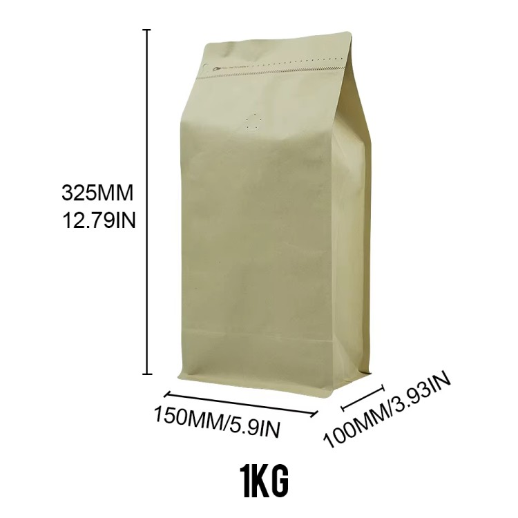 ثمانية Sided الوجهين مختومة صمام الهواء الألومنيوم احباط كيس التغليف