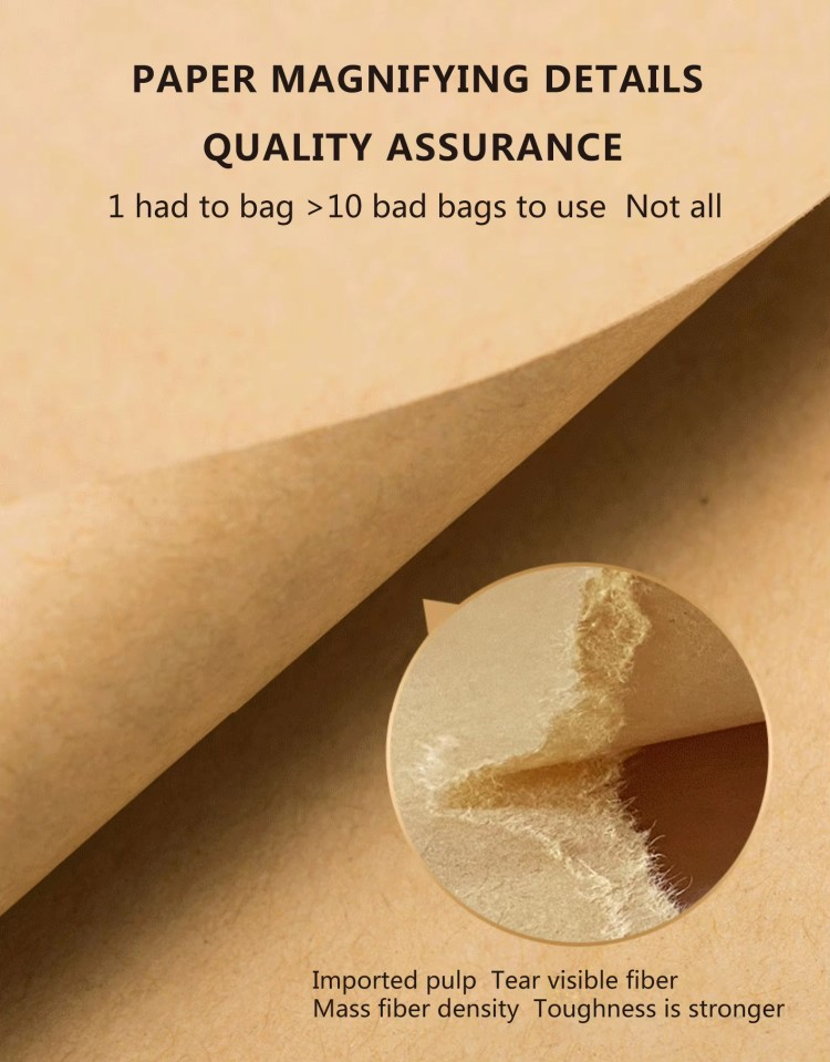 كرافت ورقة حقيبة يد كيس ورقي