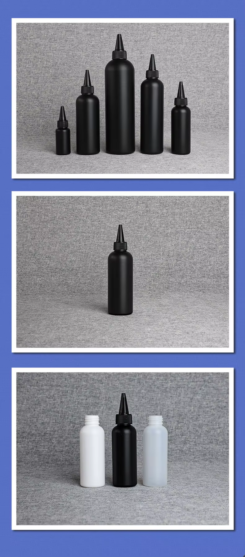 اضغط على الزجاجة المدببة