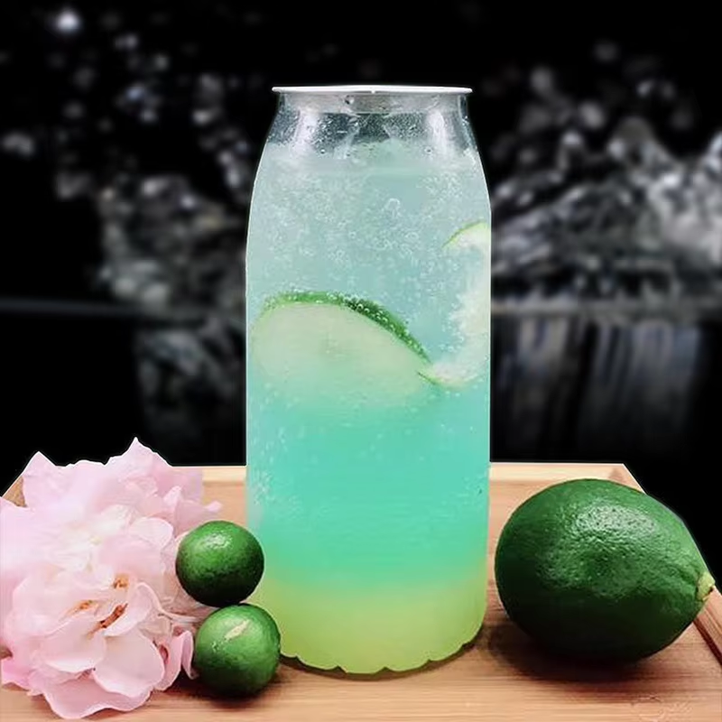 فقاعة المياه سحب علب بلاستيكية