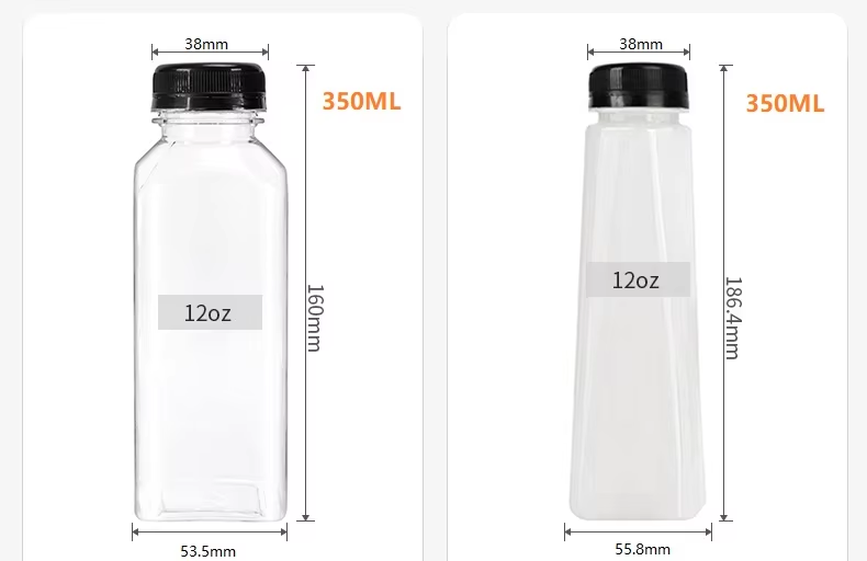 زجاجة عصير المشروبات مربع
