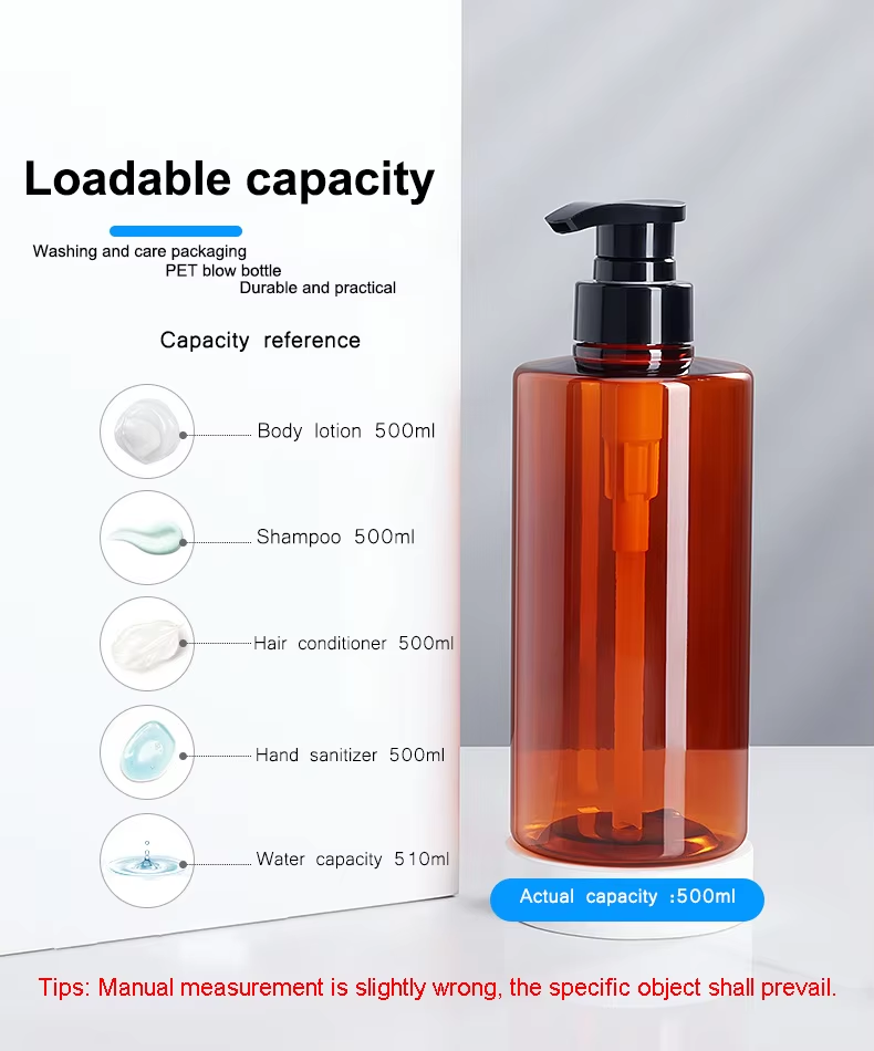 زجاجة شامبو عالية الجودة بكتف مستقيم