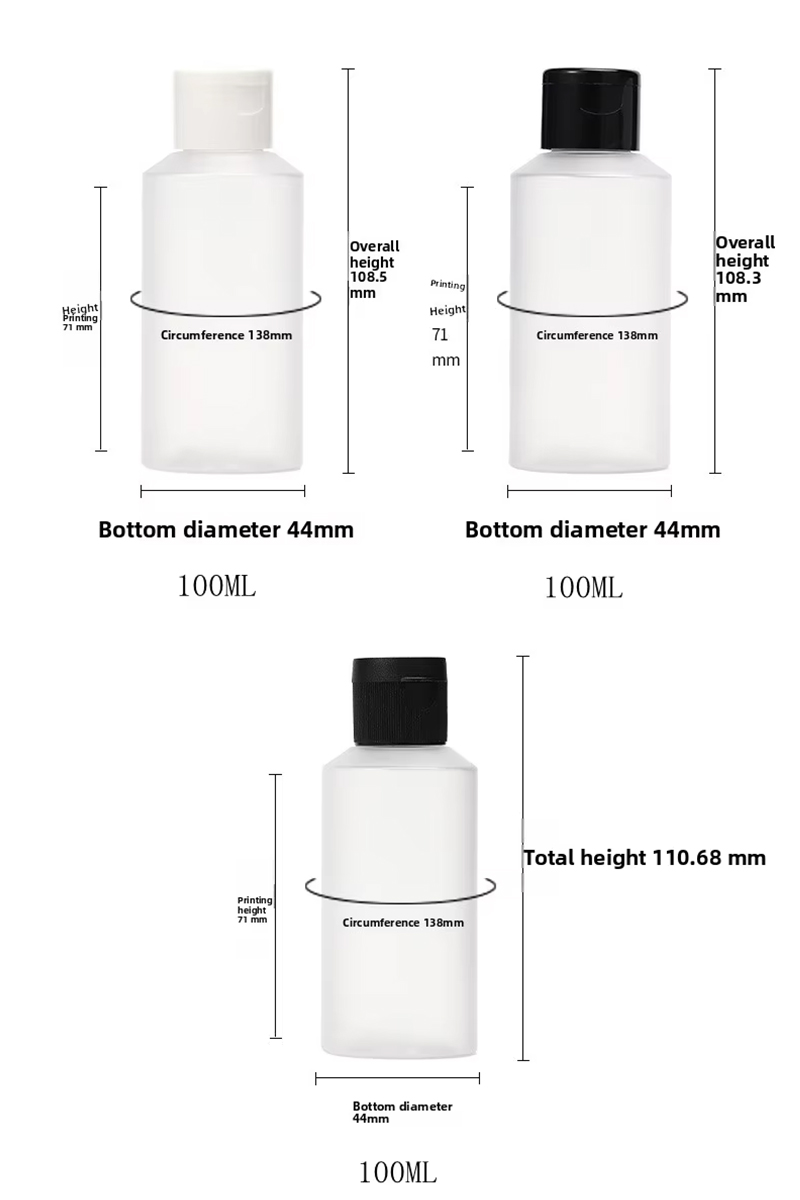 مائل الكتف الحيوانات الأليفة زجاجة ماء بلاستيكية