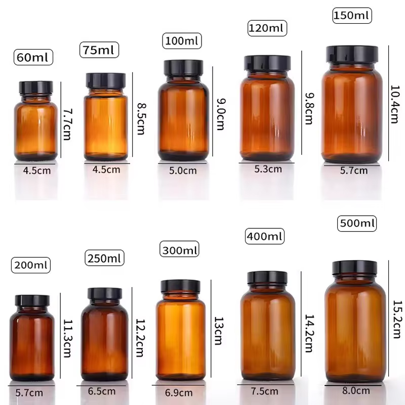 هدب البلاستيك كبسولة زجاجة