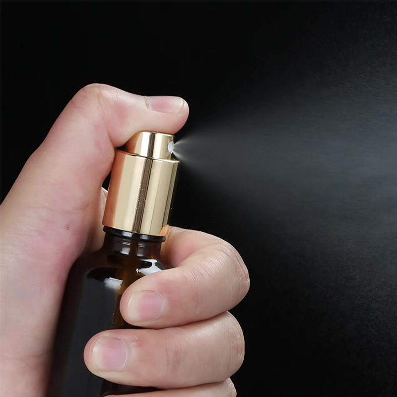 زجاجة عطر وغسول زجاجية