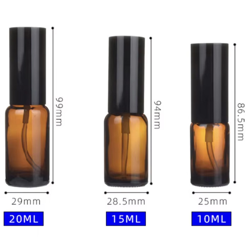 زجاجة عطر وغسول زجاجية