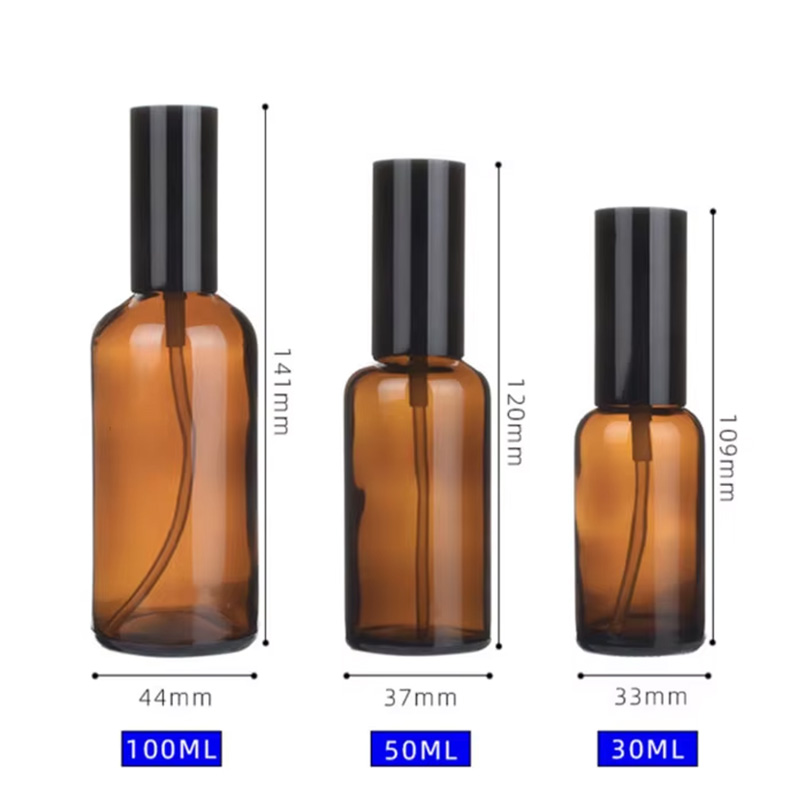 زجاجة عطر وغسول زجاجية