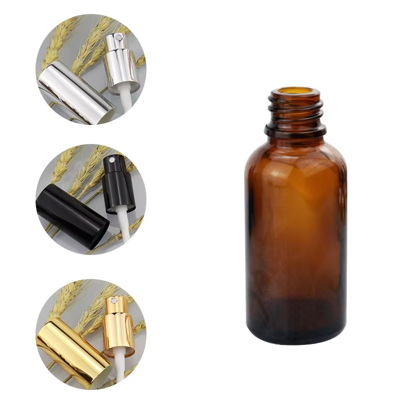 زجاجة عطر وغسول زجاجية