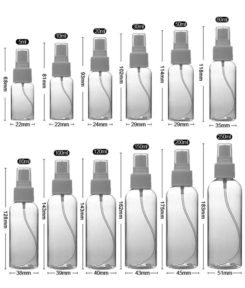 زجاجة رذاذ بلاستيكية للحيوانات الأليفة
