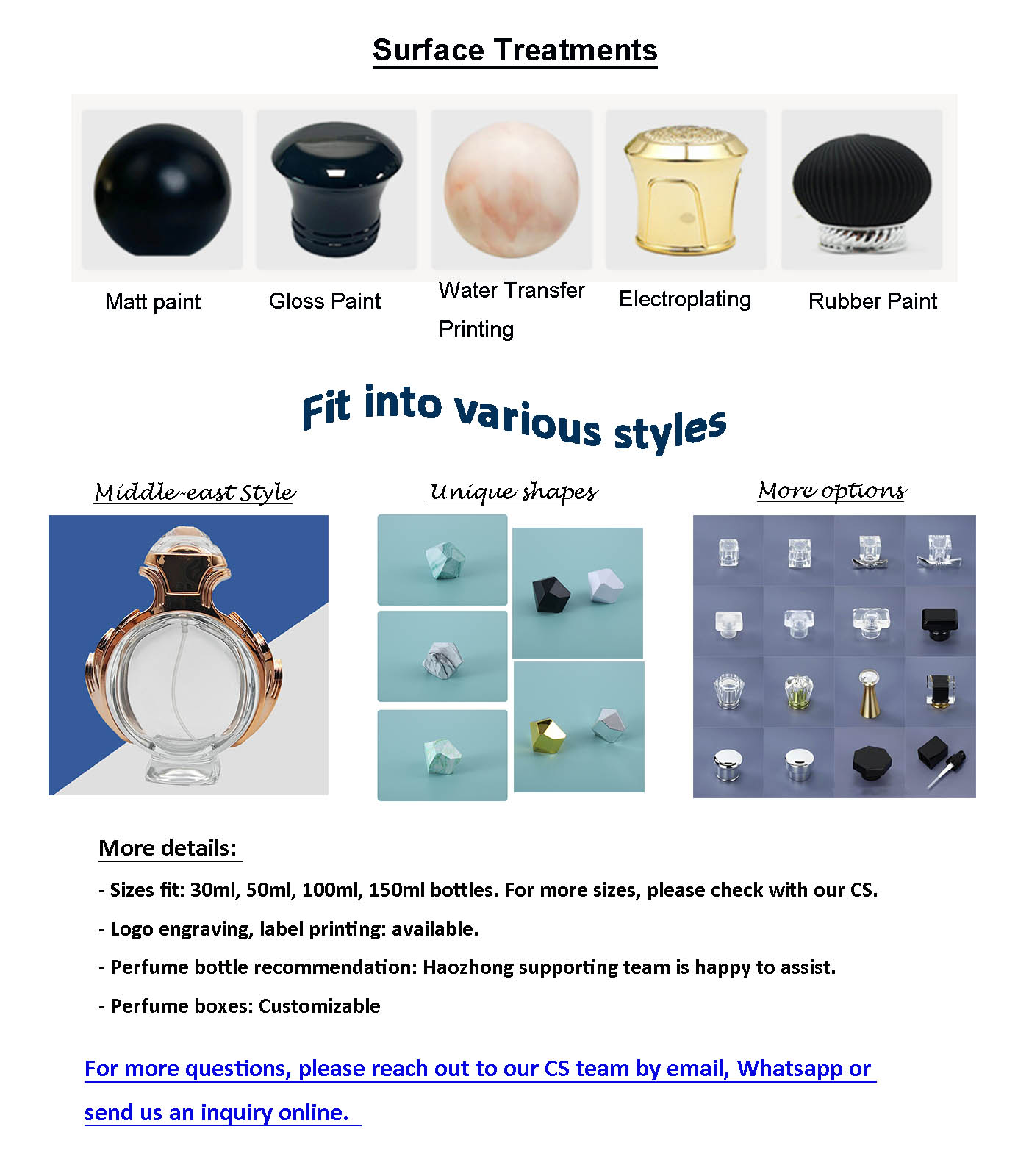 أرسيليك قبعات زجاجة التخصيصات بالجملة المتاحة